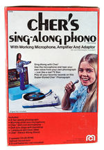 "CHER'S SING-ALONG PHONO" RECORD PLAYER.