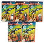 "STAR TREK:  THE MOTION PICTURE" MEGO ACTION FIGURE BASIC NEAR SET.