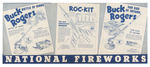 "NATIONAL - BUCK ROGERS & FIRECRAFTS KITS" FIREWORKS CATALOG.