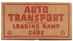 MARX "AUTO TRANSPORT" BOXED TRUCK/TRAILER/CARS.