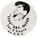 JERRY LEWIS RARE TELEVISION PROMOTIONAL BUTTON.