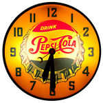 "PEPSI-COLA" 1950s LIGHTED CLOCK.