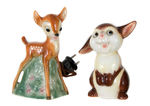 BAMBI AND THUMPER NIGHT LIGHTS/INCENSE BURNERS BY GOEBEL.