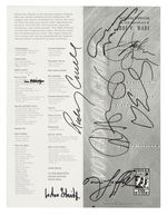 "VOTERS FOR CHOICE" MULTI-SIGNED CONCERT PROGRAM - GRAHAM NASH, INDIGO GIRLS & JACKSON BROWNE.