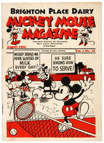 MICKEY MOUSE DAIRY PROMOTION MAGAZINE VOL. 1, NO. 10.