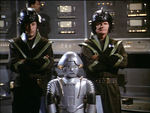 "BUCK ROGERS IN THE 25th CENTURY" SCREEN-WORN "ALIEN GUARD JUMPSUIT" COSTUME.