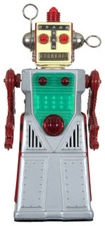 SILVER VARIETY CHIEF ROBOT MAN BATTERY OPERATED TOY.