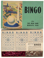 1939 NEW YORK WORLD'S FAIR GAME TRIO.