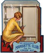 "MARQUETTE CLUB PALE DRY GINGER ALE" ADVERTISING DISPLAY.