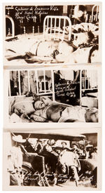 PANCHO VILLA GROUP OF SIX REAL PHOTO POSTCARDS.