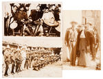 PANCHO VILLA GROUP OF SIX REAL PHOTO POSTCARDS.