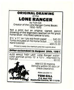 LONE RANGER ORIGINAL ART PAIR BY TOM GILL.