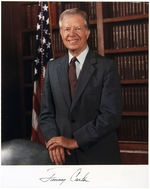 JIMMY CARTER SIGNED C.1980 PORTRAIT.