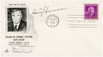 HARRY S. TRUMAN SIGNED FIRST DAY COVER FROM 1948.