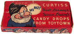 "SNOW WHITE AND THE SEVEN DWARFS" CURTISS CANDY DROPS BOX & WRAPPER SET.