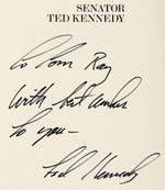 PAIR OF TED KENNEDY AUTOGRAPHED BOOKS "IN CRITICAL CONDITION" AND "THE CAREER BEHIND THE IMAGE".