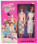 "LAVERNE & SHIRLEY" -  "LENNY & SQUIGGY"  BOXED MEGO FIGURES.