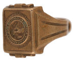 "GOOD WRITERS CLUB MEMBER/PRIMARY DIVISION" BRASS RING.