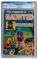 THIS MAGAZINE IS HAUNTED #2 1951 CGC 7.5 CREAM TO OFF-WHITE PAGES.