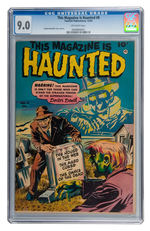 THIS MAGAZINE IS HAUNTED #8 1952 CGC 9.0 OFF-WHITE PAGES.