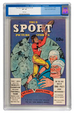 TRUE SPORT PICTURE STORIES VOL.3 #5 1946 CGC 7.5 WHITE PAGES MILE HIGH PEDIGREE.