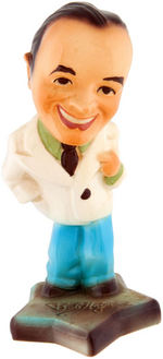 BOB HOPE RARE GLAZED CERAMIC FIGURE.