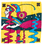 “PETER MAX” SILK/RAYON SCARF PAIR.