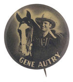 "GENE AUTRY" WITH CHAMPION BUTTON.