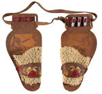 "THE LONE RANGER - TONTO" HOLSTER SET.