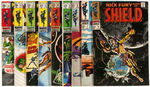 NICK FURY AGENT OF SHIELD 14 ISSUE NEAR RUN OF COMICS.