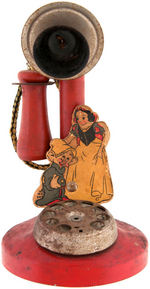 SNOW WHITE & DOPEY N.N. HILL TOY CANDLESTICK TELEPHONE.