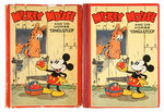 "MICKEY MOUSE AND HIS HORSE TANGLEFOOT" RARE HARDCOVER W/DUST JACKET.