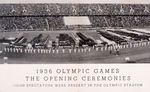 “1936 OLYMPIC GAMES- THE OPENING CEREMONIES” PANORAMIC PHOTO.