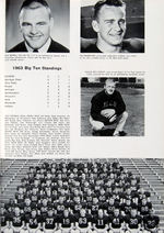 COLLEGE YEARBOOKS WITH RED GRANGE, GEORGE HALAS, BRONKO NAGURSKI, DICK BUTKUS.