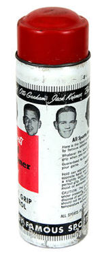 "ALL SPORTS HAND CONDITIONER SPRAY/ENDORSED BY FAMOUS SPORTS FIGURES."