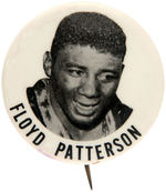 “FLOYD PATTERSON” RARE PORTRAIT BUTTON AND FIRST WE’VE SEEN.