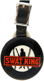 “SWAT KING” CELLULOID GAME SCORER WATCH FOB.