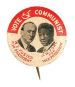 FOSTER/FORD 1932 COMMUNIST JUGATE HAKE #COM5.