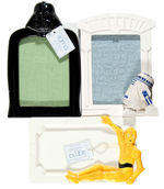 “STAR WARS” PICTURE FRAME/PENCIL TRAY TRIO BY SIGMA.