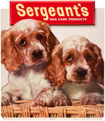 "SERGEANT'S DOG CARE PRODUCTS" COUNTER DISPLAY WITH COCKER SPANIELS.