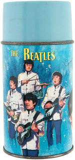 "THE BEATLES" METAL LUNCH BOX WITH THERMOS.