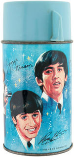 "THE BEATLES" METAL LUNCH BOX WITH THERMOS.