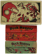 "BUCK ROGERS" PENCIL BOX TRIO.