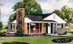 WEYERHAEUSER "SELECTED HOMES OF THE YEAR" PROMOTIONAL BOOK.