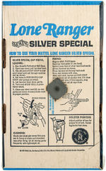 "LONE RANGER SMOKING SILVER SPECIAL" BOXED GUN & HOLSTER SET.