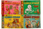 “HARVEY COMIC MACY’S COMIC STARS” LOT OF FIVE PREMIUM PROTOTYPE COMICS AND IN-HOUSE PAPERWORK.