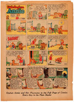 “LITTLE ORPHAN ANNIE” COLLECTION OF 696 EARLY SUNDAY PAGES WITH SIX FULL YEARS.