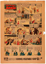 “LITTLE ORPHAN ANNIE” COLLECTION OF 696 EARLY SUNDAY PAGES WITH SIX FULL YEARS.