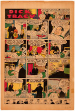 “DICK TRACY” COLLECTION OF 389 EARLY SUNDAY PAGES WITH TWO FULL YEARS.