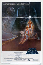 "STAR WARS" STYLE A ORIGINAL 1977 MOVIE POSTER.